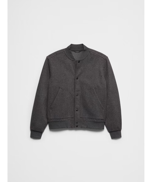 BANANA REPUBLIC FACTORY STORE(バナナリパブリック ファクトリーストア)の「BANANA REPUBLIC FACTORY STORE ニットメルトンボンバージャケット(ブルゾン・メンズ・チャコールグレー・M/L/XL/S)」の6枚目の写真