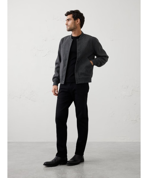 BANANA REPUBLIC FACTORY STORE(バナナリパブリック ファクトリーストア)の「BANANA REPUBLIC FACTORY STORE ニットメルトンボンバージャケット(ブルゾン・メンズ・チャコールグレー・M/L/XL/S)」の5枚目の写真