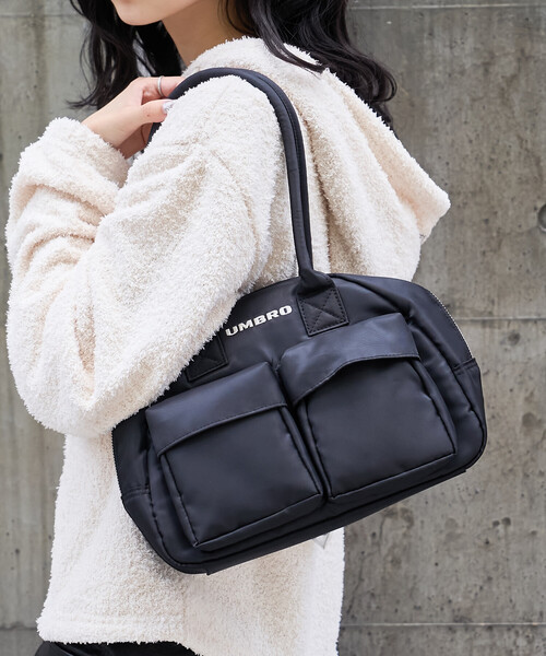 FREAK'S STORE(フリークスストア)の「UMBRO × FREAK'S STORE/アンブロ 別注 ボストンバッグ(ボストンバッグ・レディース・ダークブラウン/ナチュラル/ドット/ブラック・ONE SIZE)」の12枚目の写真