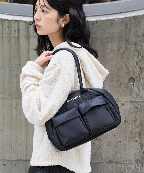 FREAK'S STORE(フリークスストア)の「UMBRO × FREAK'S STORE/アンブロ 別注 ボストンバッグ(ボストンバッグ・レディース・ダークブラウン/ナチュラル/ドット/ブラック・ONE SIZE)」の13枚目の写真