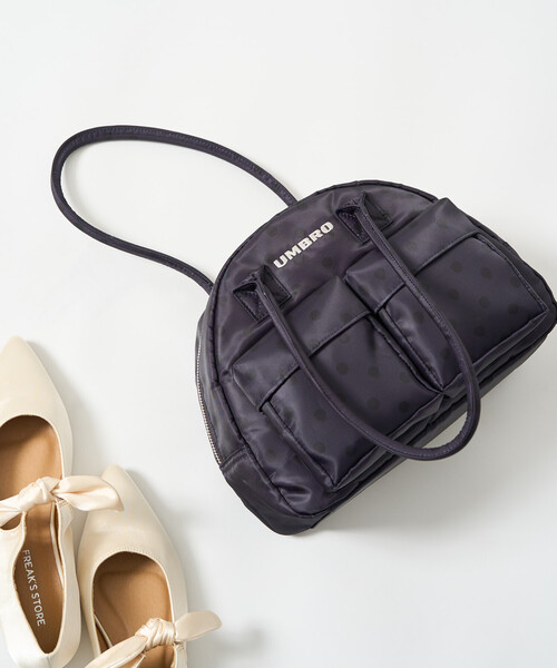 FREAK'S STORE(フリークスストア)の「UMBRO × FREAK'S STORE/アンブロ 別注 ボストンバッグ(ボストンバッグ・レディース・ダークブラウン/ナチュラル/ドット/ブラック・ONE SIZE)」の20枚目の写真