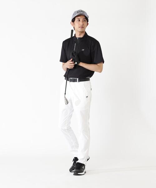 MASTER BUNNY EDITION(マスターバニーエディション)の「【MASTER BUNNY EDITION】ドビーワッフル半袖ハーフジップカットソー(Tシャツ/カットソー・メンズ・ホワイト/ブラック/オレンジ・MEDIUM/X-LARGE/LARGE)」の11枚目の写真