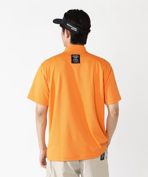 MASTER BUNNY EDITION(マスターバニーエディション)の「【MASTER BUNNY EDITION】ドビーワッフル半袖ハーフジップカットソー(Tシャツ/カットソー・メンズ・ホワイト/ブラック/オレンジ・MEDIUM/X-LARGE/LARGE)」の7枚目の写真