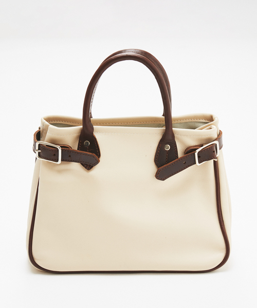 HERITAGE LEATHER(ヘリテージレザー)の「HERITAGE LEATHER / ヘリテージレザー 別注 レザー HL 25-アイボリー(トートバッグ・メンズ・アイボリー・FREE)」の7枚目の写真