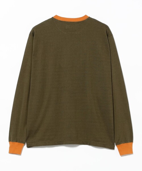 BEAMS PLUS(ビームスプラス)の「Pocket Tee 2 Tone(Tシャツ/カットソー・メンズ・ネイビー/オリーブ/ホワイト・SMALL/MEDIUM/X-LARGE/LARGE/XX-LARGE)」の10枚目の写真