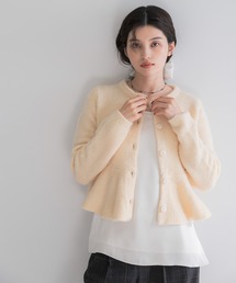 URBAN RESEARCH ROSSO WOMEN | 『WEB限定』ブークレーペプラムカーディガン(カーディガン/ボレロ)