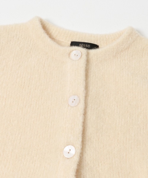 URBAN RESEARCH ROSSO WOMEN(アーバンリサーチ ロッソ)の「『WEB限定』ブークレーペプラムカーディガン(カーディガン/ボレロ・レディース・アイボリー/ライトグレー・FREE)」の5枚目の写真