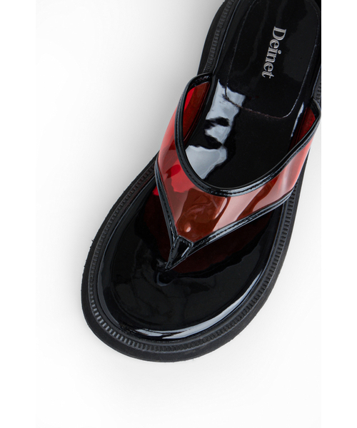 DEINET(ダイニット)の「JELLY FLIP FLOP IN RED(サンダル・レディース・その他・23cm/24cm/25cm)」の4枚目の写真