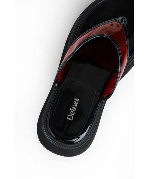 DEINET(ダイニット)の「JELLY FLIP FLOP IN RED(サンダル・レディース・その他・23cm/24cm/25cm)」の5枚目の写真