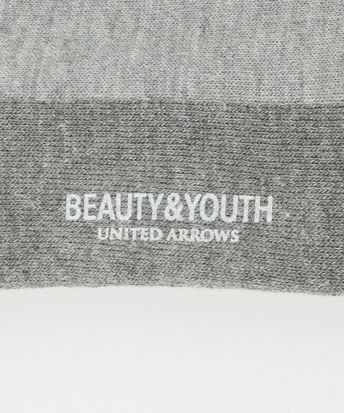BEAUTY&YOUTH UNITED ARROWS(ビューティーアンドユースユナイテッドアローズ)の「バック ライン ソックス(ソックス/靴下・メンズ・ダークグレー・FREE)」の3枚目の写真