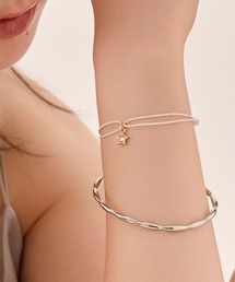 Phoebe | 【金属アレルギー対応】ジュエルコードブレスレット 星/スター 男女兼用<14㎝~24cm>(ブレスレット)
