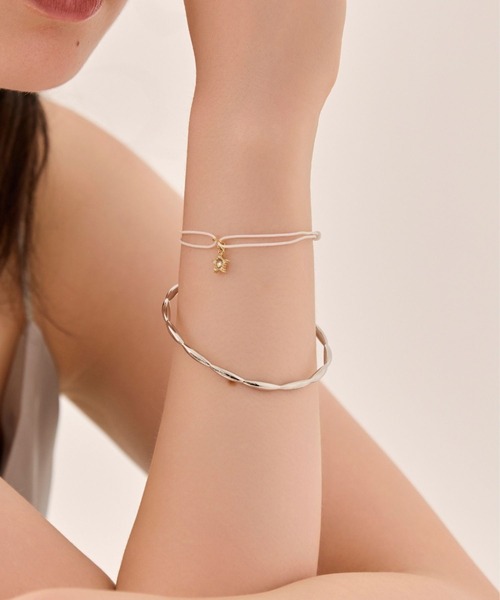 Phoebe(フィービィー)の「【金属アレルギー対応】ジュエルコードブレスレット 星/スター 男女兼用<14㎝~24cm>(ブレスレット・レディース・ピンク/グレー/ホワイト・FREE)」の16枚目の写真