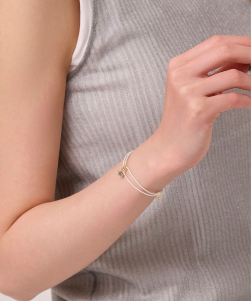Phoebe(フィービィー)の「【金属アレルギー対応】ジュエルコードブレスレット 星/スター 男女兼用<14㎝~24cm>(ブレスレット・レディース・ピンク/グレー/ホワイト・FREE)」の20枚目の写真