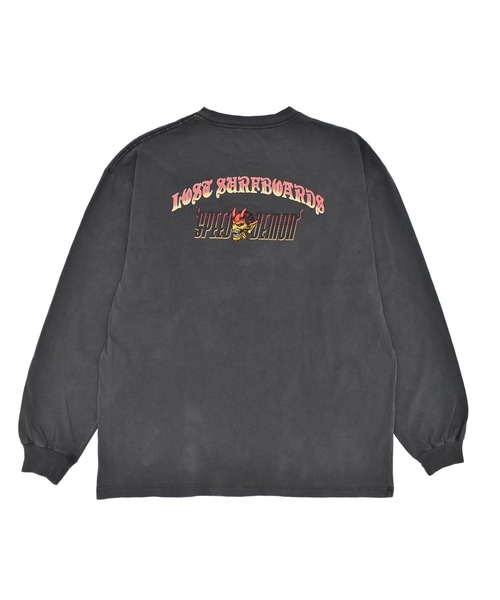 lost(ロスト)の「lost/ロスト MAYHEM SPEED DEMON LS TEE ロンT LM6F-2204(Tシャツ/カットソー・メンズ・アッシュグレー/ホワイト/チャコールグレー・M/L/XL)」の12枚目の写真