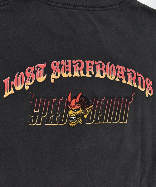 lost(ロスト)の「lost/ロスト MAYHEM SPEED DEMON LS TEE ロンT LM6F-2204(Tシャツ/カットソー・メンズ・アッシュグレー/ホワイト/チャコールグレー・M/L/XL)」の8枚目の写真