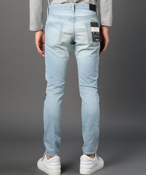 BEAUTY&YOUTH UNITED ARROWS（ビューティーアンドユースユナイテッドアローズ）の「＜monkey time＞ クラッシュ スキニーデニム（デニムパンツ・メンズ・ライトブルー・X-LARGE/LARGE/SMALL/MEDIUM）」の2枚目の写真