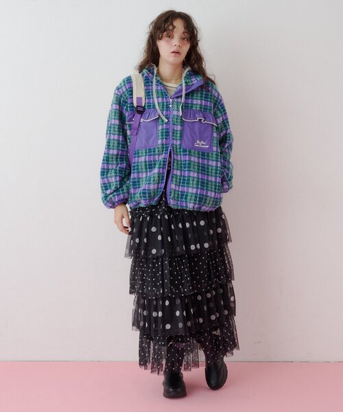 HELLO.SANFRANCISCO(ハローサンフランシスコ)の「【HELLO.SANFRANCISCO】カラフルリップバッグパック(バックパック/リュック・レディース・パープル/ピンク・ONE SIZE)」の7枚目の写真