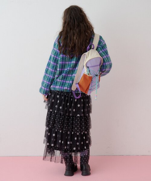 HELLO.SANFRANCISCO(ハローサンフランシスコ)の「【HELLO.SANFRANCISCO】カラフルリップバッグパック(バックパック/リュック・レディース・パープル/ピンク・ONE SIZE)」の8枚目の写真