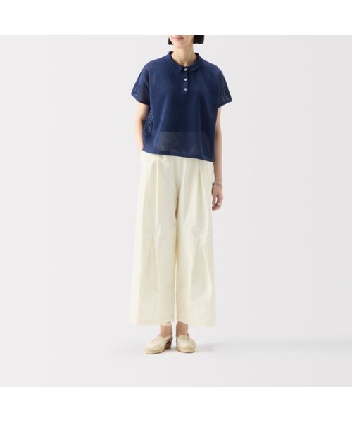 IDEE（イデー）の「［ＩＤＥＥ］Ｈ＆　ｂｙ　ＰＯＯＬ　ワイドパンツ（その他パンツ・レディース・オフホワイト/ブラック・FREE）」の13枚目の写真