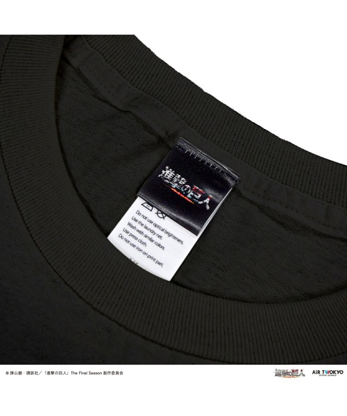 AIR TWOKYO(エアトゥーキョー)の「「進撃の巨人」 The Final SeasonロングスリーブTシャツ1(THE RUMBLING)(Tシャツ/カットソー・レディース・ブラック・SMALL/MEDIUM/LARGE/XX-LARGE)」の6枚目の写真