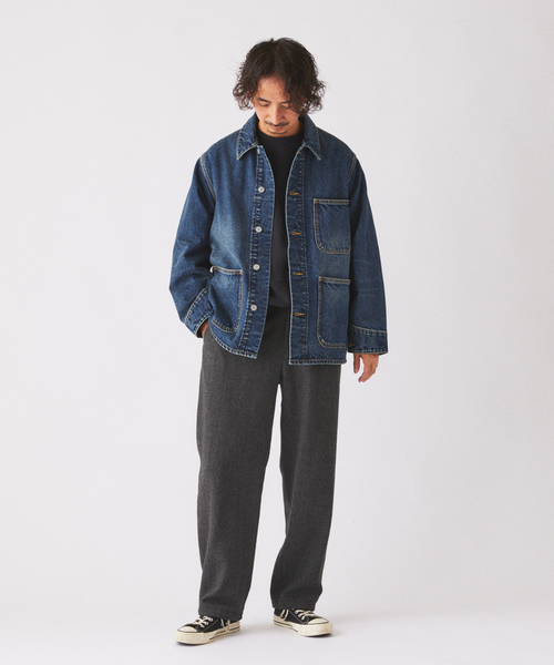JOURNAL STANDARD relume(ジャーナルスタンダード レリューム)の「P/ホームスパン リラックス イージーパンツ(スラックス・メンズ・チャコールグレー/カーキ/ブラウン・LARGE/MEDIUM/SMALL)」の9枚目の写真