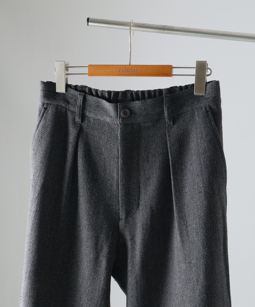 JOURNAL STANDARD relume(ジャーナルスタンダード レリューム)の「P/ホームスパン リラックス イージーパンツ(スラックス・メンズ・チャコールグレー/カーキ/ブラウン・LARGE/MEDIUM/SMALL)」の19枚目の写真