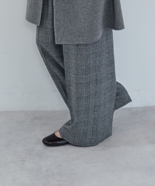 ADIEU TRISTESSE(アデュートリステス)の「《石上美津江さんコラボ》ウールチェックタックパンツ(その他パンツ・レディース・ブラウン系その他/ブラック系その他・40/38)」の13枚目の写真