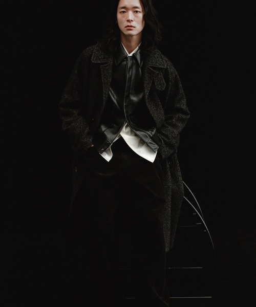 WYM LIDNM(ウィム バイ リドム)の「A-2 ARTIFICIAL GRAIN FLIGHT JACKET(ブルゾン・メンズ・ブラック/ダークブラウン・S/XS/M/L)」の14枚目の写真