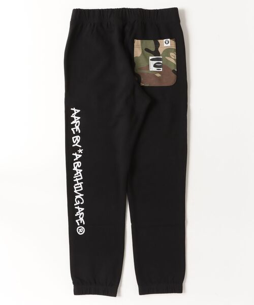AAPE BY A BATHING APE（エーエイプバイアベイシングエイプ）の「AAPE SWEAT PANTS（スウェットパンツ・メンズ・ブラック・X-LARGE/MEDIUM/LARGE/XX-LARGE/SMALL）」の4枚目の写真