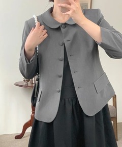 volume sleeve short jacket / ボリュームスリーブショートジャケット