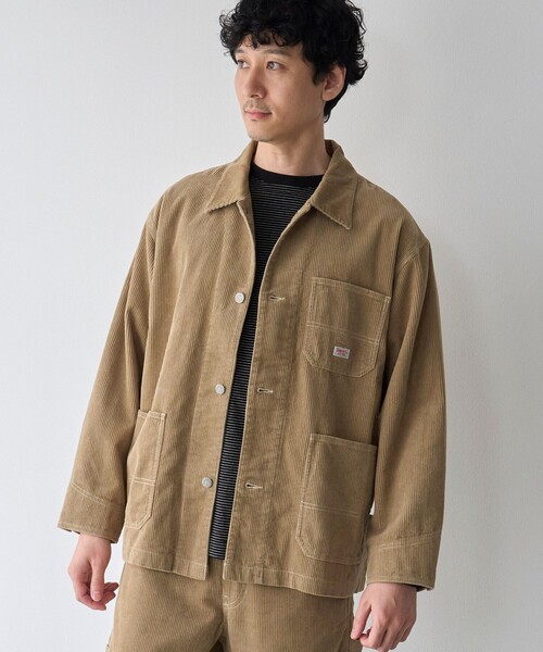 SMITH'S(スミス)の「SMITHS(スミス)別注コーデュロイカバーオール(カバーオール・メンズ・ワインレッド/ベージュ/ブラック・XL/L/M)」の2枚目の写真