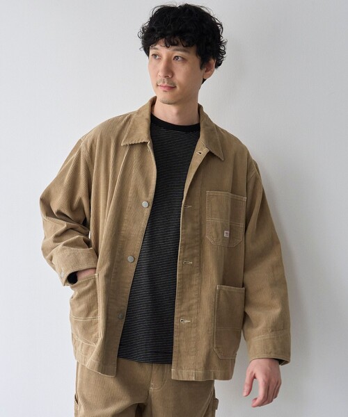 SMITH'S(スミス)の「SMITHS(スミス)別注コーデュロイカバーオール(カバーオール・メンズ・ワインレッド/ベージュ/ブラック・XL/L/M)」の5枚目の写真