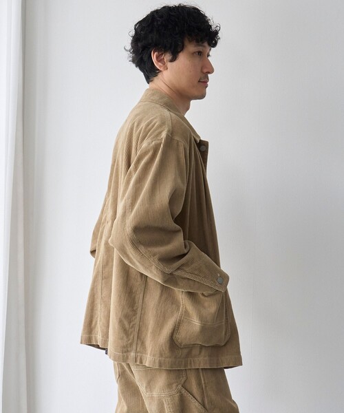 SMITH'S(スミス)の「SMITHS(スミス)別注コーデュロイカバーオール(カバーオール・メンズ・ワインレッド/ベージュ/ブラック・XL/L/M)」の6枚目の写真
