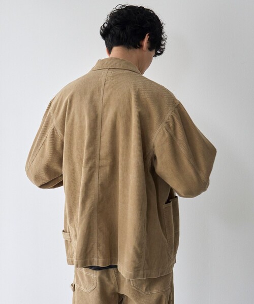 SMITH'S(スミス)の「SMITHS(スミス)別注コーデュロイカバーオール(カバーオール・メンズ・ワインレッド/ベージュ/ブラック・XL/L/M)」の7枚目の写真