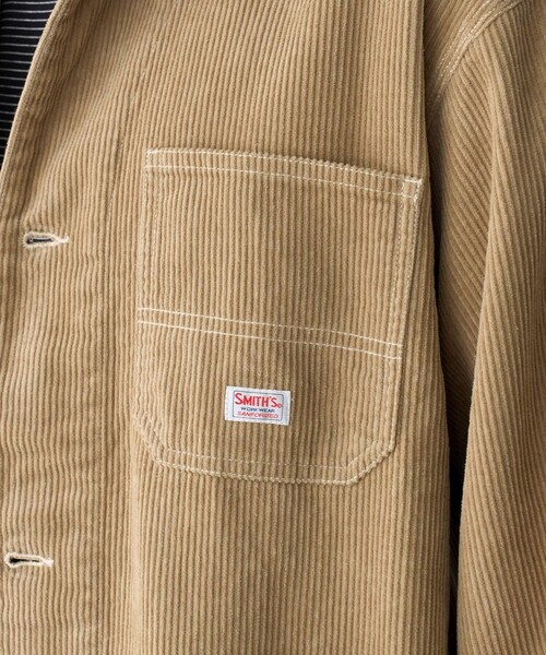 SMITH'S(スミス)の「SMITHS(スミス)別注コーデュロイカバーオール(カバーオール・メンズ・ワインレッド/ベージュ/ブラック・XL/L/M)」の8枚目の写真