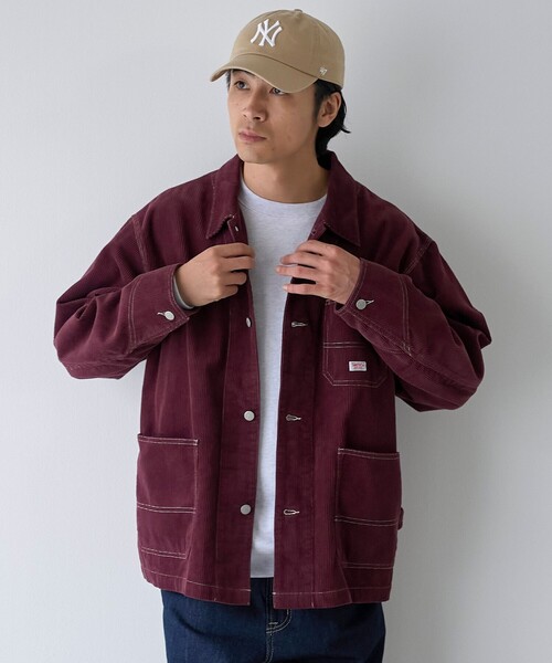 SMITH'S(スミス)の「SMITHS(スミス)別注コーデュロイカバーオール(カバーオール・メンズ・ワインレッド/ベージュ/ブラック・XL/L/M)」の11枚目の写真