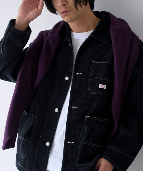 SMITH'S(スミス)の「SMITHS(スミス)別注コーデュロイカバーオール(カバーオール・メンズ・ワインレッド/ベージュ/ブラック・XL/L/M)」の21枚目の写真