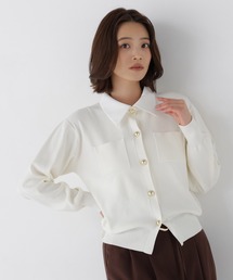 〈WEB限定〉2WAYカラーニットカーディガン