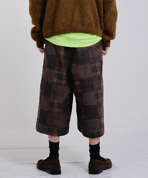 EFFECTEN(エフェクテン)の「mp15507-Check buggy short pants バギーショートパンツ(efsc-19)(その他パンツ・メンズ・ブラウン・ONE SIZE)」の10枚目の写真