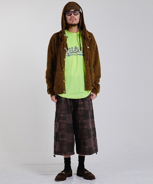EFFECTEN(エフェクテン)の「mp15507-Check buggy short pants バギーショートパンツ(efsc-19)(その他パンツ・メンズ・ブラウン・ONE SIZE)」の11枚目の写真