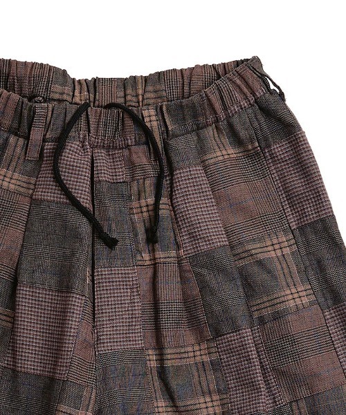 EFFECTEN(エフェクテン)の「mp15507-Check buggy short pants バギーショートパンツ(efsc-19)(その他パンツ・メンズ・ブラウン・ONE SIZE)」の16枚目の写真
