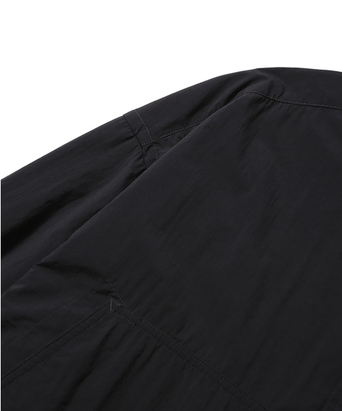 MOIF（モイフ）の「[AW26] ウォームアップ ワークシャツ / ブラック（シャツ/ブラウス・メンズ・その他・1(S)/2(M)/3(L)）」の4枚目の写真