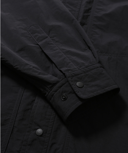 MOIF（モイフ）の「[AW26] ウォームアップ ワークシャツ / ブラック（シャツ/ブラウス・メンズ・その他・1(S)/2(M)/3(L)）」の9枚目の写真