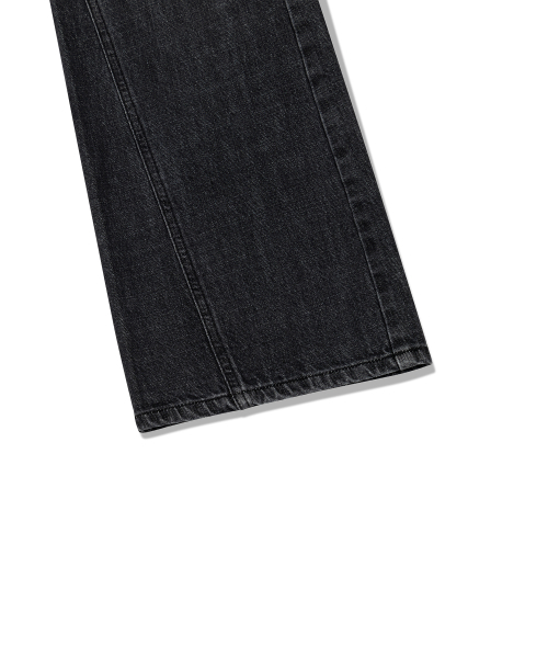 Yuje(ユジェ)の「CUT OUT DENIM 001 (2color, 3size)(デニムパンツ・レディース・ダークブルー/ブラック・SMALL/MEDIUM/LARGE)」の18枚目の写真