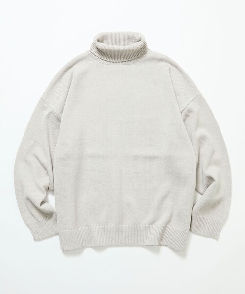 FREAK'S STORE(フリークスストア)の「限定展開 リラックスフィット イージーケア ウォッシャブル タートルネックニット(ニット/セーター・メンズ・ブラック/チャコールグレー/ネイビー/グレー・MEDIUM/LARGE)」の20枚目の写真