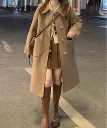 トグルボタンビックポケットロングコート