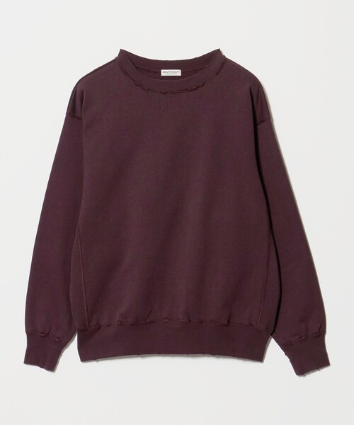 BEAUTY&YOUTH UNITED ARROWS（ビューティーアンドユースユナイテッドアローズ）の「ヴィンテージ ウラケ ダメージ クルーネック スウェット（Tシャツ/カットソー・メンズ・ワイン/ライトグレー/ターコイズブルー系・XL/M/S/L）」の7枚目の写真