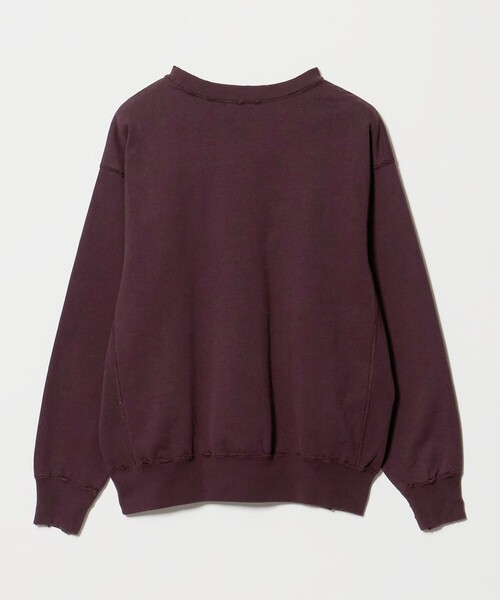 BEAUTY&YOUTH UNITED ARROWS（ビューティーアンドユースユナイテッドアローズ）の「ヴィンテージ ウラケ ダメージ クルーネック スウェット（Tシャツ/カットソー・メンズ・ワイン/ライトグレー/ターコイズブルー系・XL/M/S/L）」の8枚目の写真