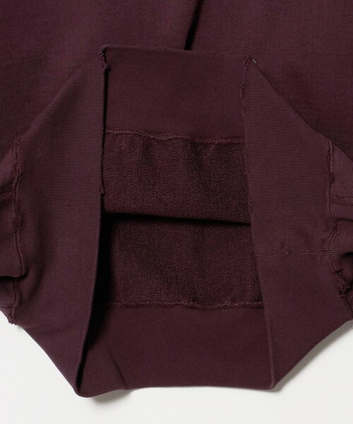 BEAUTY&YOUTH UNITED ARROWS（ビューティーアンドユースユナイテッドアローズ）の「ヴィンテージ ウラケ ダメージ クルーネック スウェット（Tシャツ/カットソー・メンズ・ワイン/ライトグレー/ターコイズブルー系・XL/M/S/L）」の11枚目の写真