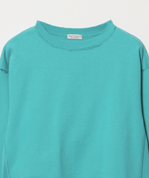 BEAUTY&YOUTH UNITED ARROWS（ビューティーアンドユースユナイテッドアローズ）の「ヴィンテージ ウラケ ダメージ クルーネック スウェット（Tシャツ/カットソー・メンズ・ワイン/ライトグレー/ターコイズブルー系・XL/M/S/L）」の14枚目の写真